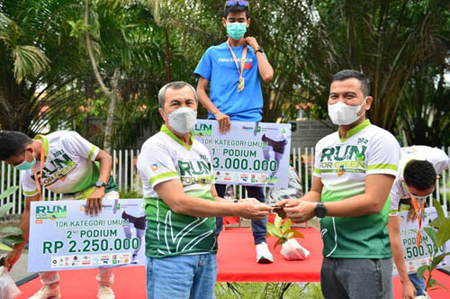 Gubri Apresiasi JAPNAS Provinsi Riau Gelar Run For Green 